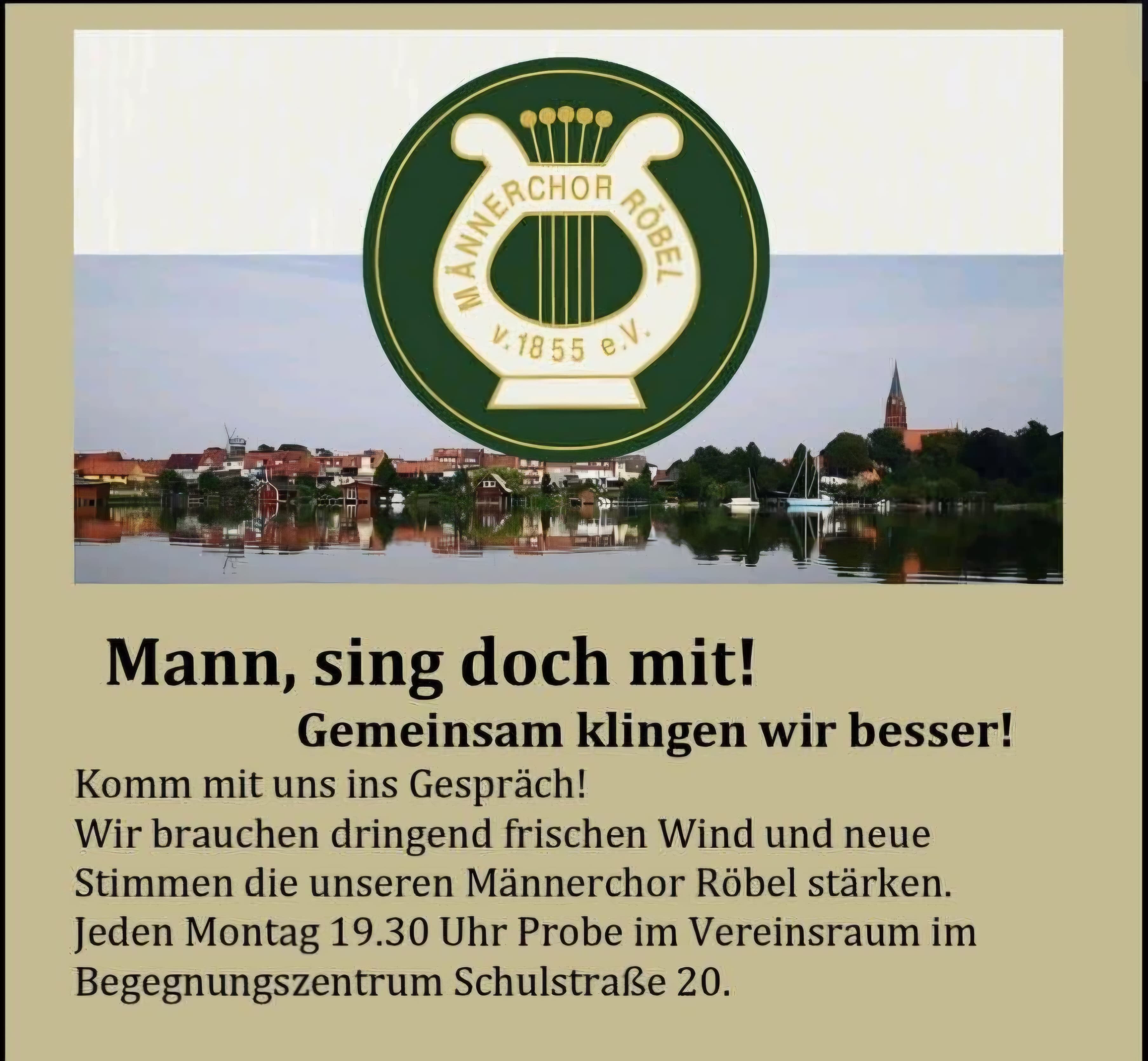 Neue Stimmen im Männerchor gesucht